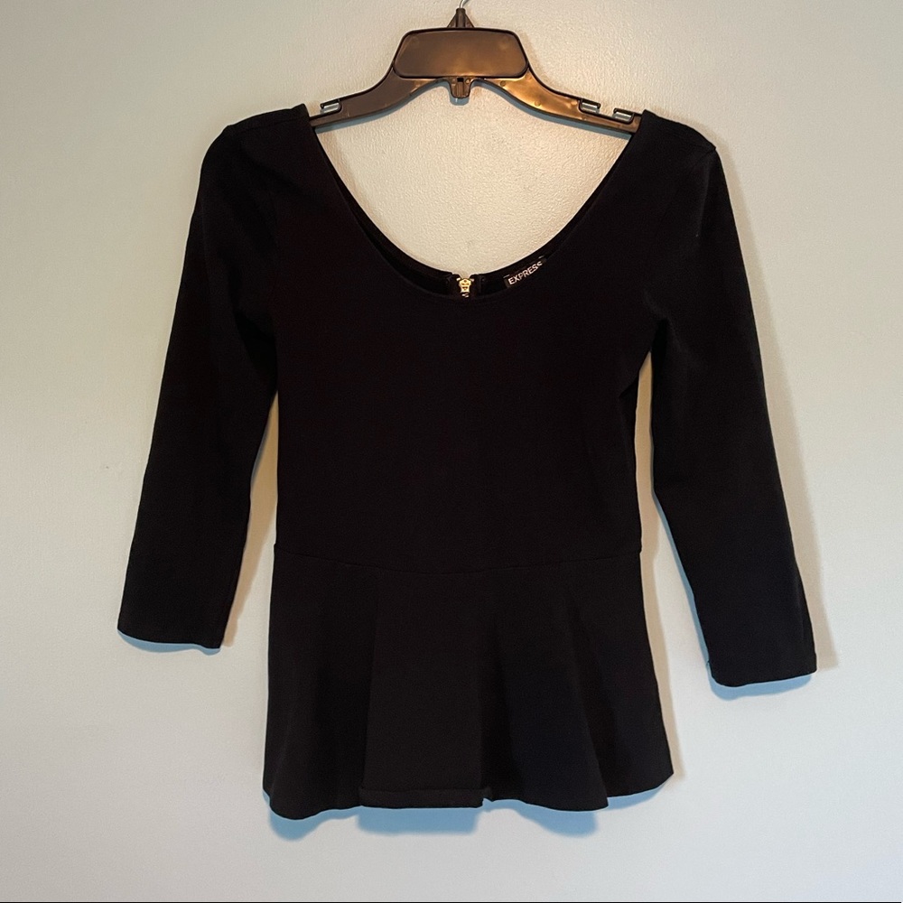 Express fit & flare top